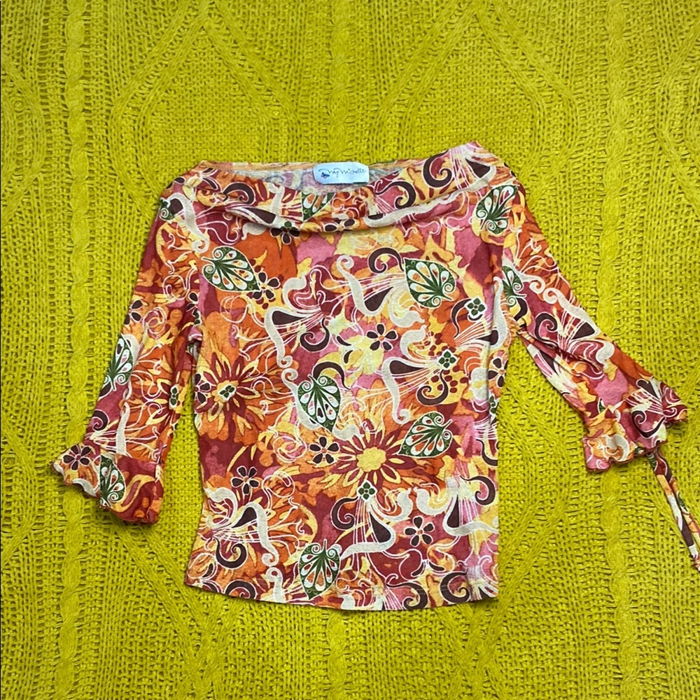 Vintage Off-Shoulder Top